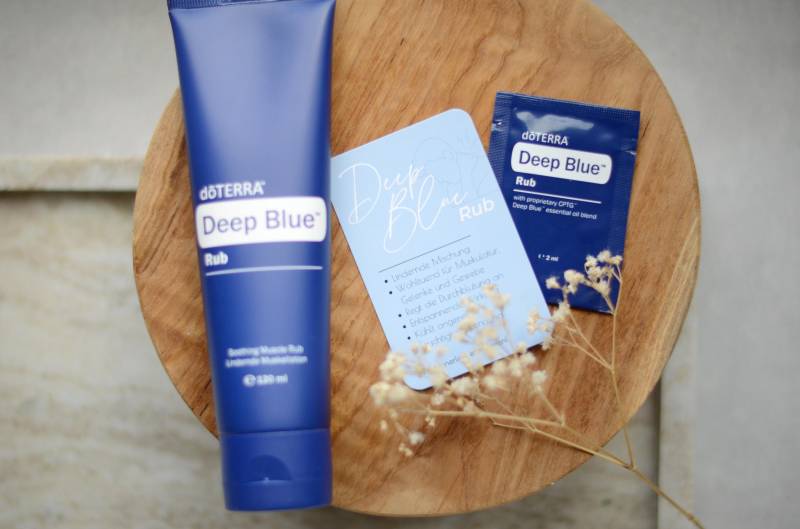 Infokarte Doterra| Deep Blue Rub | Doterra Probe Berater Zubehör Business von Etsy - Tropfenatelier