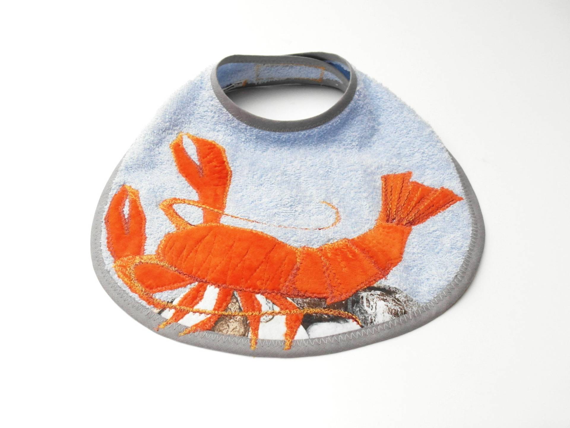 Hummer-Lätzchen, Frottee Hellblau Hummer-Lätzchen, Frottee Hellblau von Etsy - Trullafabrik