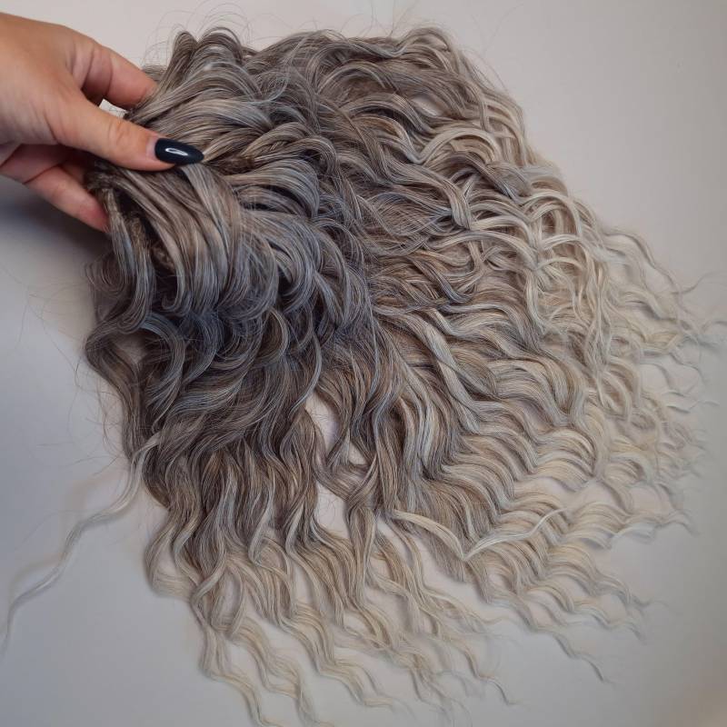 Aschblonde Gewellte Dreads Ombre Boho Haarverlängerung Aschblonde Gewellte Dreads Ombre Boho Haarverlängerung von Etsy - TsymayDreads