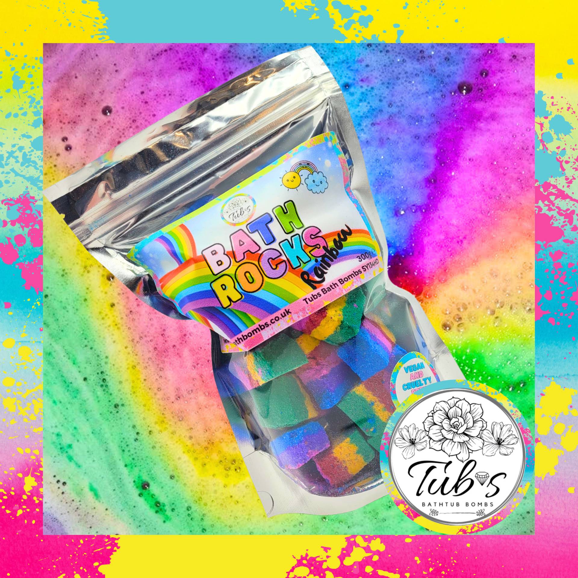 Regenbogen Badesteine - Badebombe Geschenk Geburtstagsgeschenke Fizzer Neuheit Handmade Uk Duftend in Fruchtbonbons Für Kleine Unternehmen Regenbogen Badesteine - Badebombe Geschenk Geburtstagsgeschenke Fizzer Neuheit Handmade Uk Duftend in Fruchtbonbons Für Kleine Unternehmen von Etsy - Tubsbathbombs