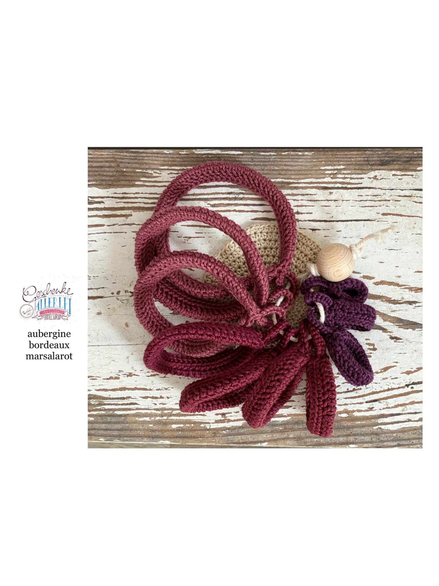 Gehäkelte Muttermund-Ringe in Aubergine, Bordeaux, Marsalarot - Dilatation Arbeitsmaterial Hebammen, Studentinnen Geburtsvorbereitung Gehäkelte Muttermund-Ringe in Aubergine, Bordeaux, Marsalarot - Dilatation Arbeitsmaterial Hebammen, Studentinnen Geburtsvorbereitung von Etsy - TunellasGeschenke