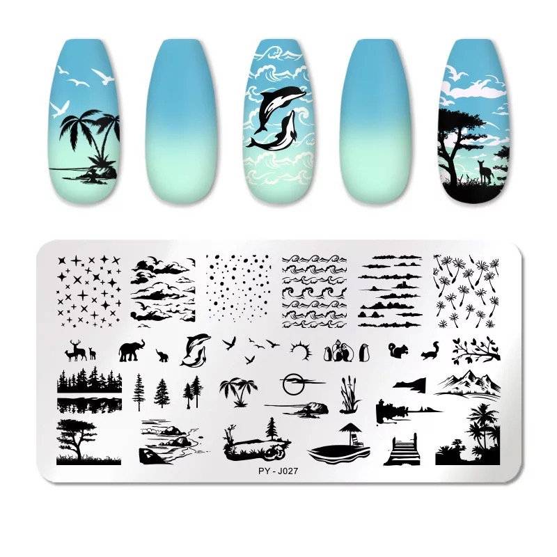 Wale Art Stamping Platte Nagel Stempel Für Diy Maniküre Nail Werkzeug Plate von Etsy - TwistedRealityCrafts