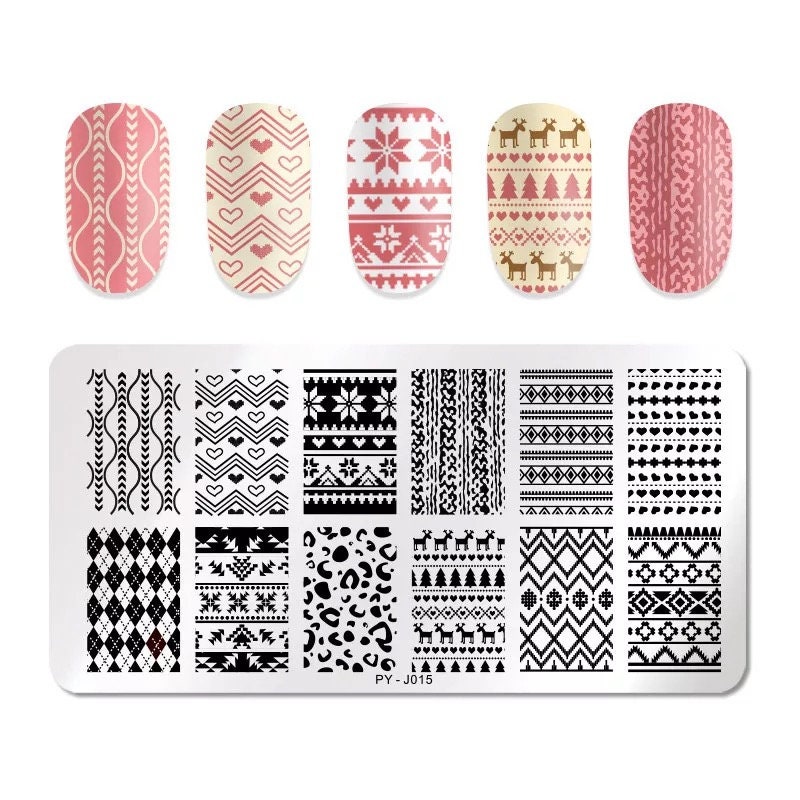 Winter Weihnachten Muster Nail Art Stamping Platte Nagel Stempel Für Diy Maniküre Winter Weihnachten Muster Nail Art Stamping Platte Nagel Stempel Für Diy Maniküre von Etsy - TwistedRealityCrafts