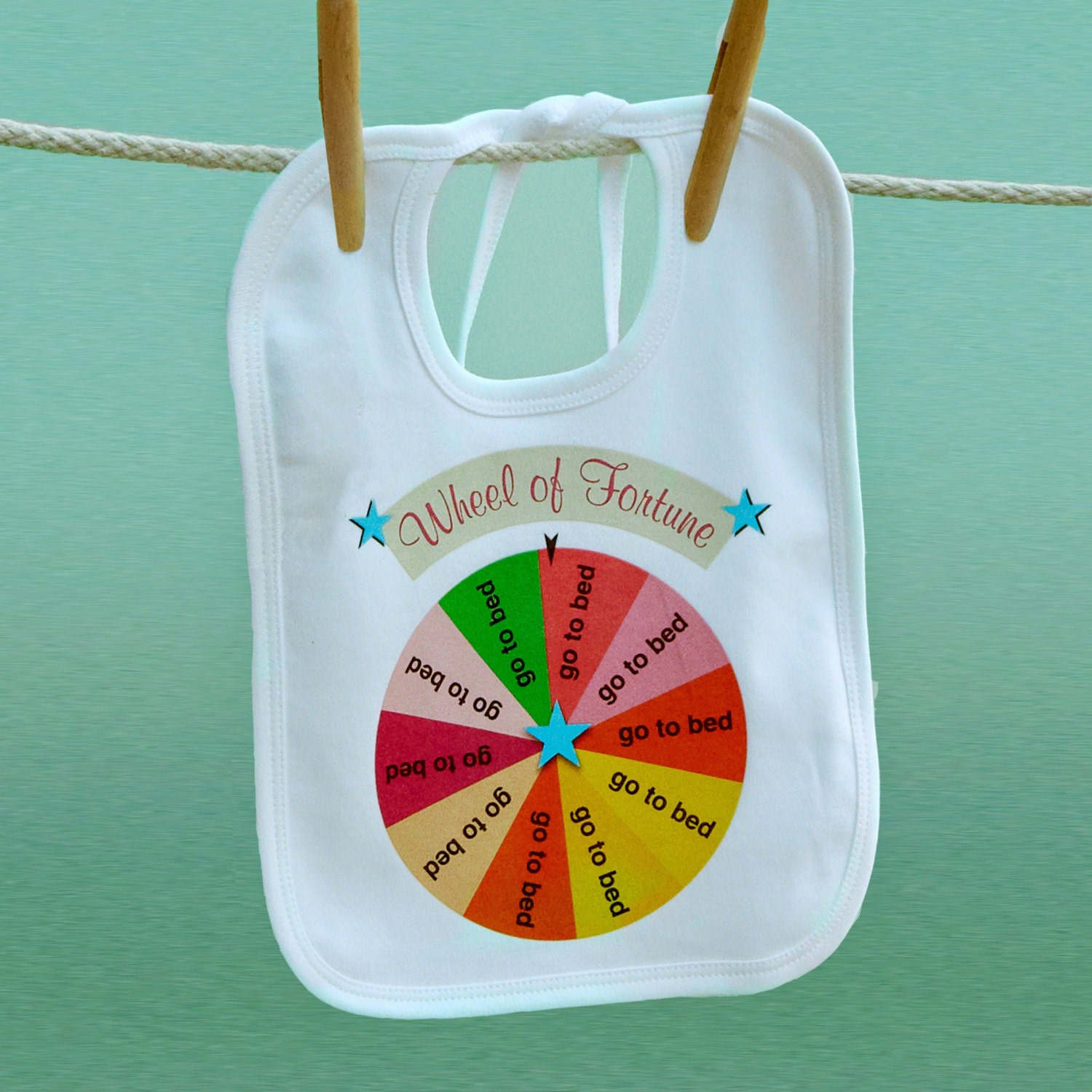 Baby Lätzchen - Wheel Of Fortune von Etsy - TwistedTweeLtd