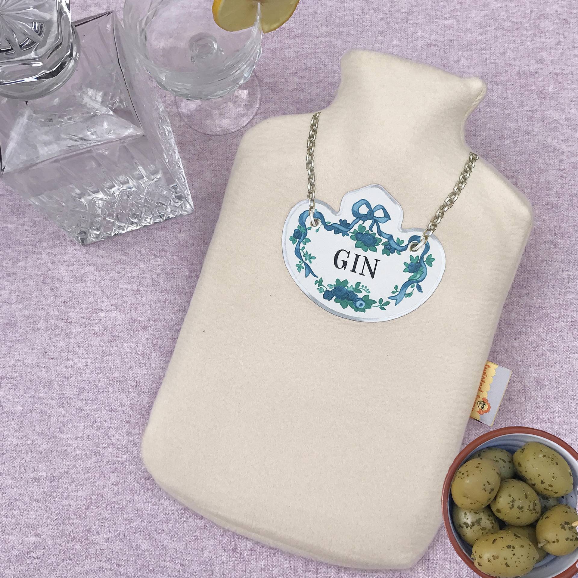 Gin Dekanter Scherz Wärmflasche Weicher, Kuscheliger Fleece-Überzug von Etsy - TwistedTweeLtd