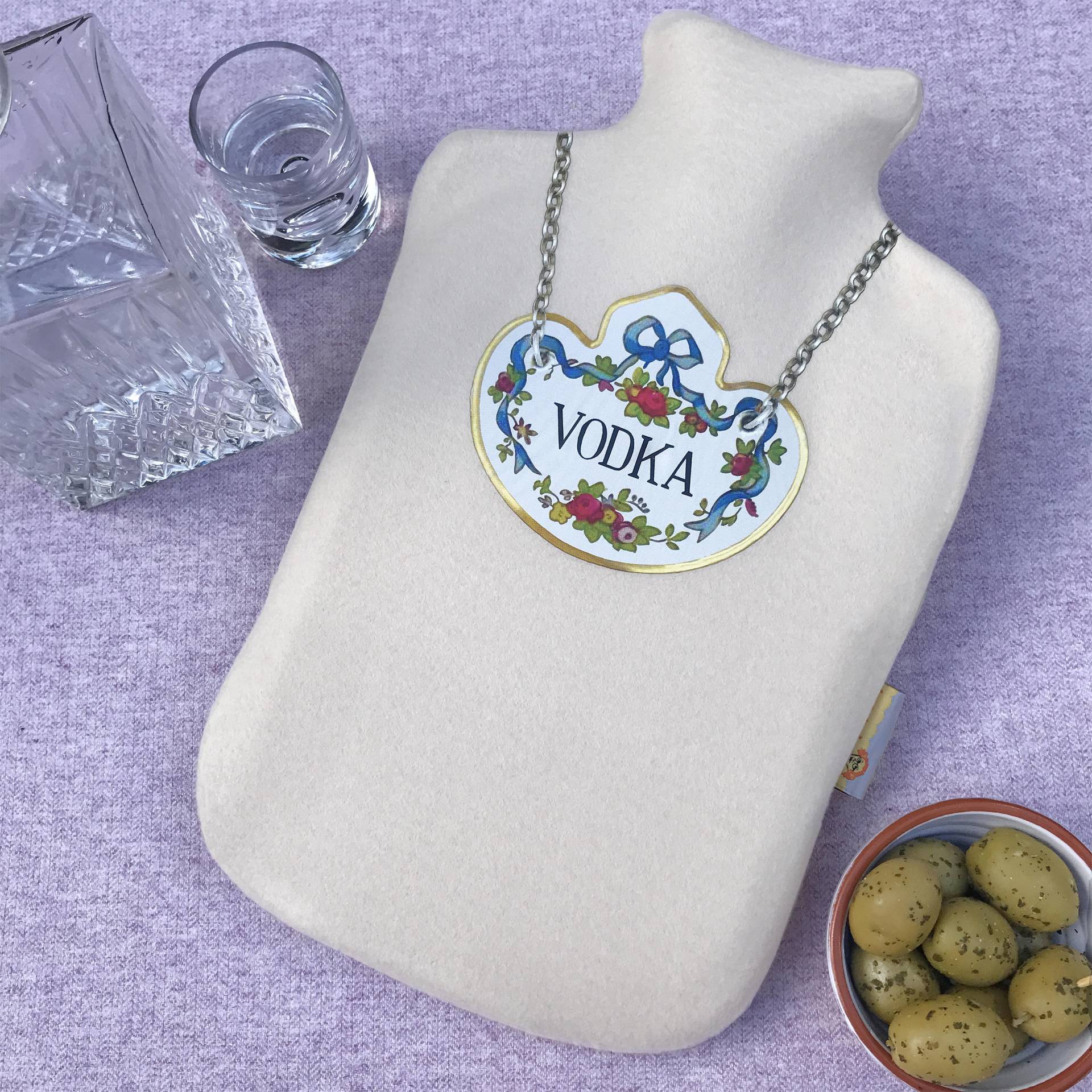 Lustige Wodka Karaffe Wärmflasche Weiche Fleece-Y-Abdeckung von Etsy - TwistedTweeLtd