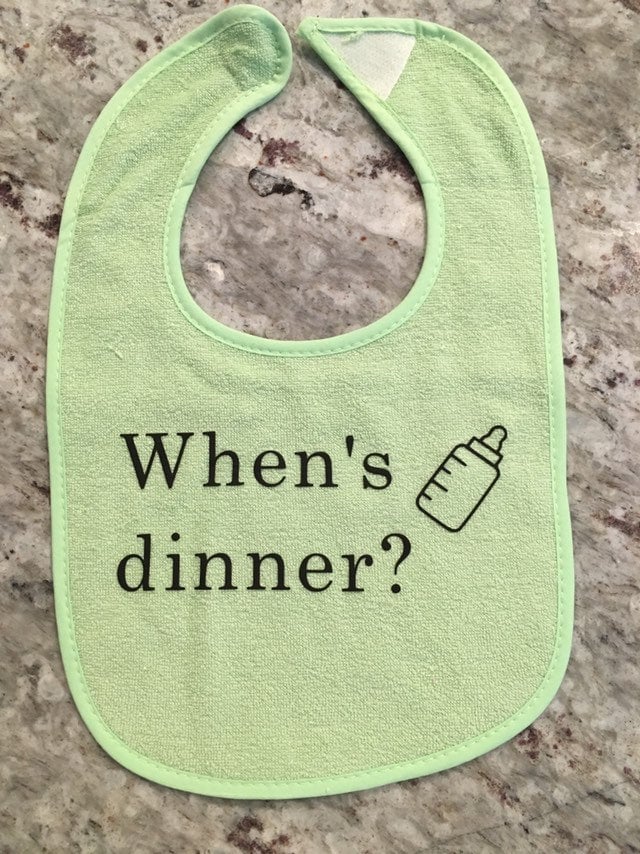 Abendessen Baby Lätzchen von Etsy - TwoLittleTexans