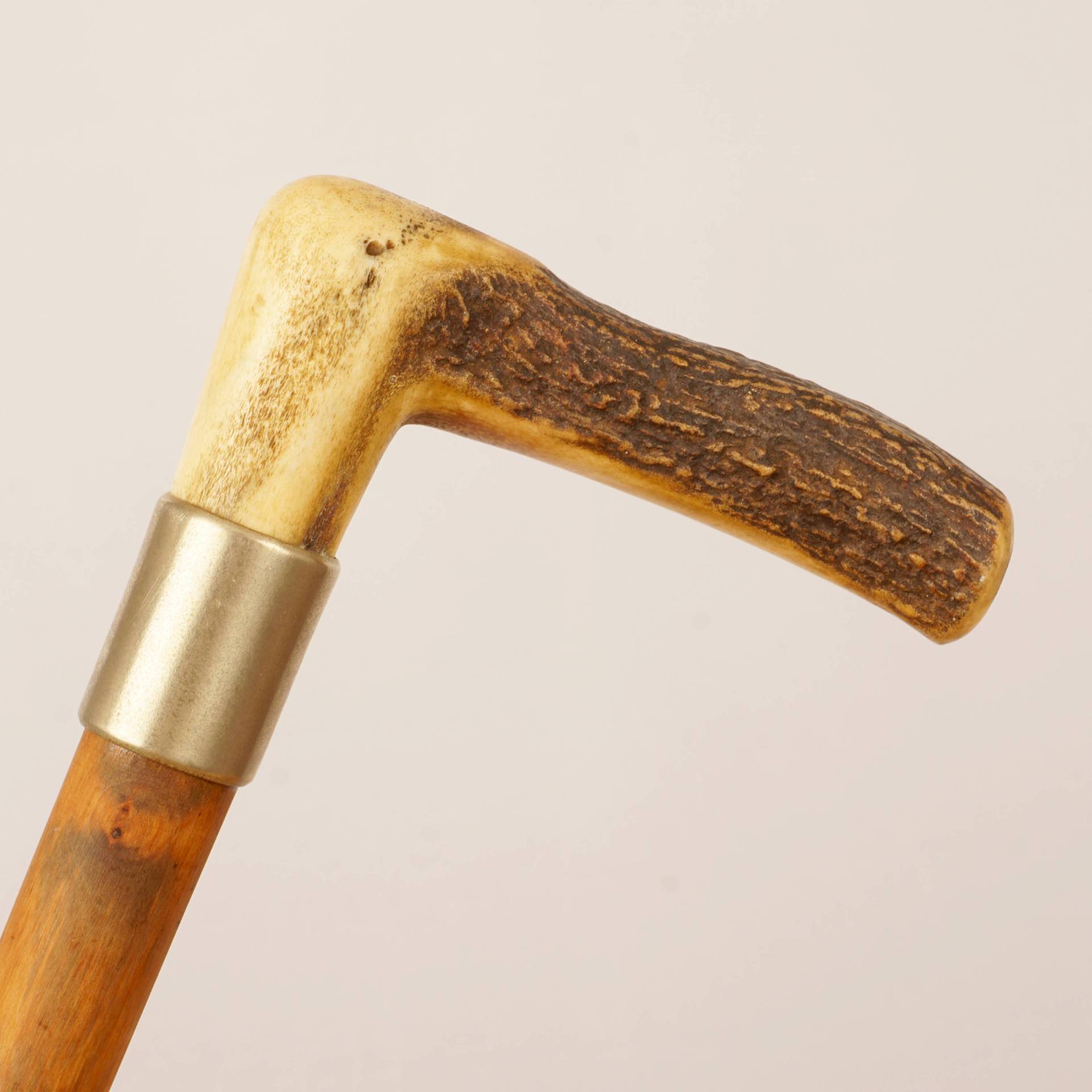 Gehstock Mit Echtem Horngriff - Rustikaler Aus Horn, 91 cm, Vom Land, Sammlerstück Vintage von Etsy - UKAmobile