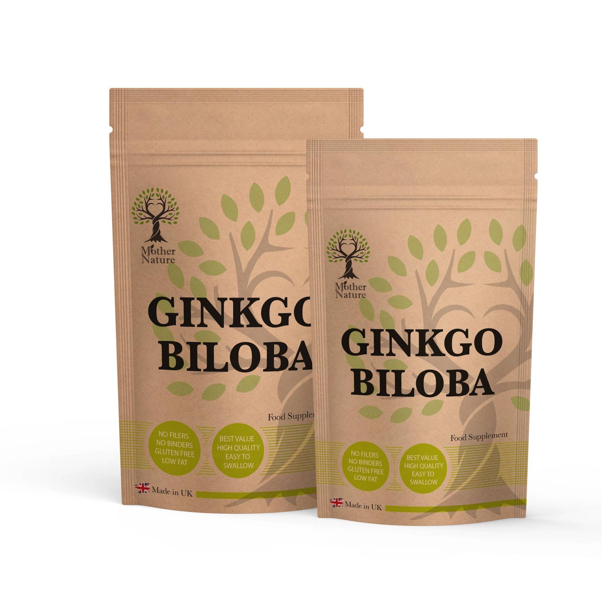 Ginkgo Biloba Extract 340 Mg Hochfeste 50 X Stärkere Pulver Vegane Kapseln Natürliche Ergänzung von Etsy - UKmotherNature