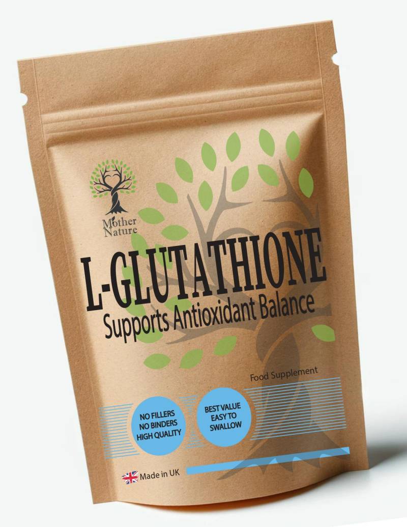 L-Glutathion-Kapseln 500 Mg, Reines L-Glutathion-Reduziertes Pulver, Umweltfreundliche Vegane Nahrungsergänzungsmittel von Etsy - UKmotherNature