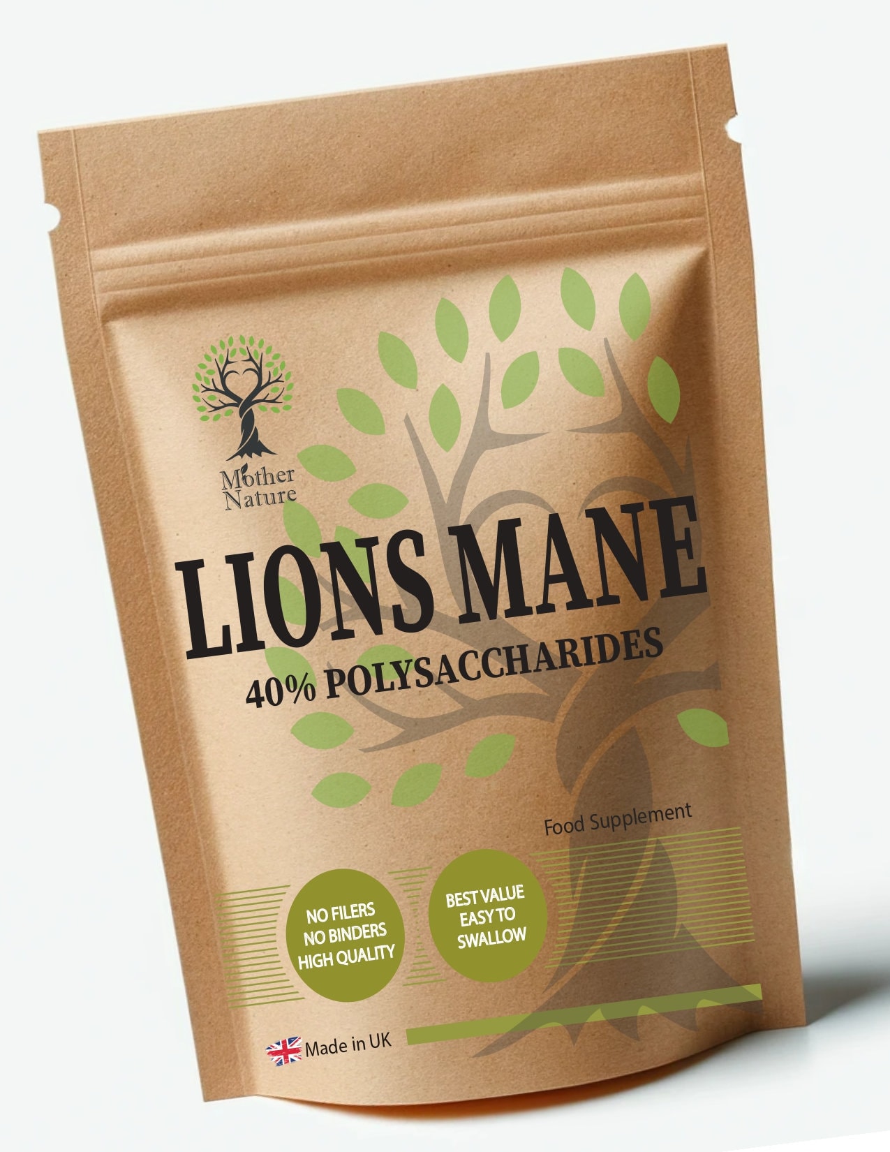 Löwenmähne Pilz 500 Mg Kapseln Echte Hohe Konzentration 20 1 Natürliche Ergänzungen 40% Polysaccaride Vegan von Etsy - UKmotherNature