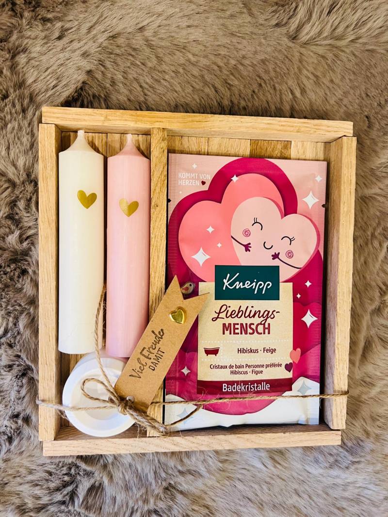 Wellness Kerzen Geschenkbox I Kleine Auszeit Geschenk Mitbringsel Kleinigkeit von Etsy - Unikhatt