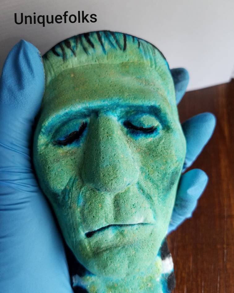 Frankenstein Halloween Badekometen von Etsy - UniqueFolks