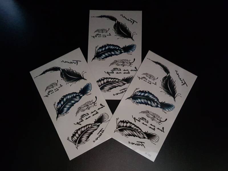 Aquarell Tattoo, Gefälschte Tattoos, Temporäre Tattoo-Set, Tattoos Aquarell Tattoo, Gefälschte Tattoos, Temporäre Tattoo-Set, Tattoos von Etsy - UniqueInspirationGR