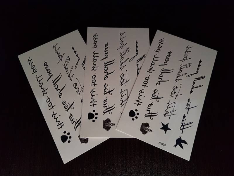 Temporäres Tattoo, Fake Kleine Temporäre Tattoos, Boho Tattoo von Etsy - UniqueInspirationGR