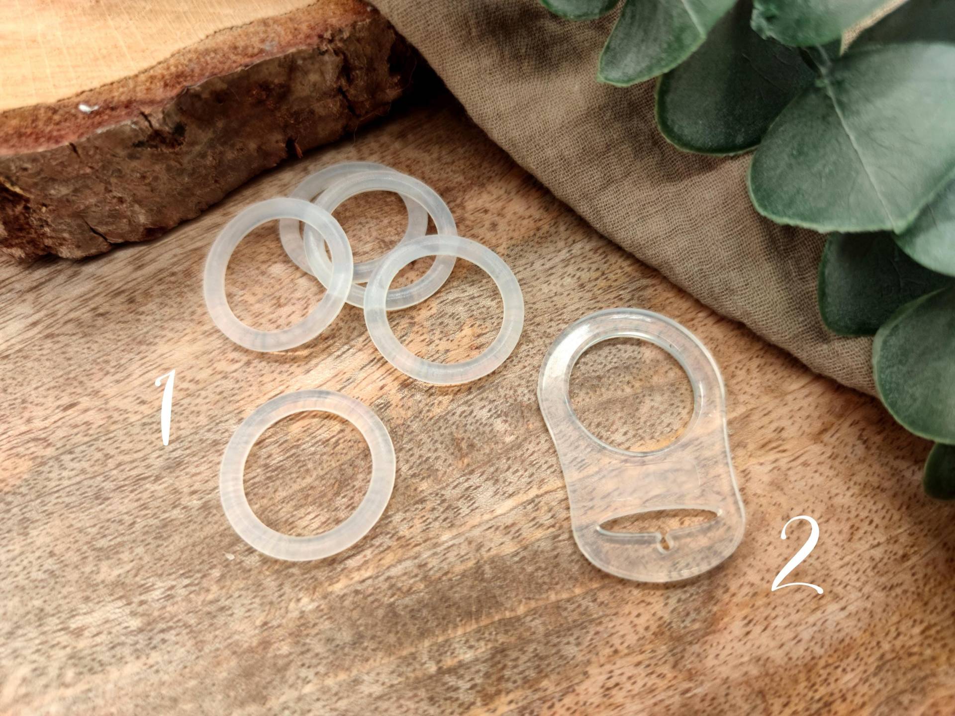 Silikonring | Silikonadapter Schnullerring Silikonring | Silikonadapter Schnullerring von Etsy - Unverbluemtes