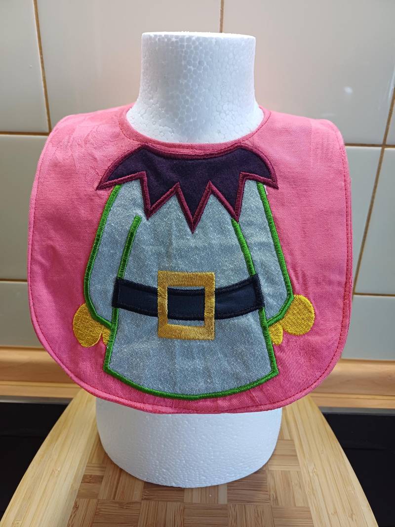 Babylätzchen "Elf" Bestickt - Rot/Grün Upcycling Unikat Handarbeit #762 Babylätzchen "Elf" Bestickt - Rot/Grün Upcycling Unikat Handarbeit #762 von Etsy - UpcyclingbyPaMue