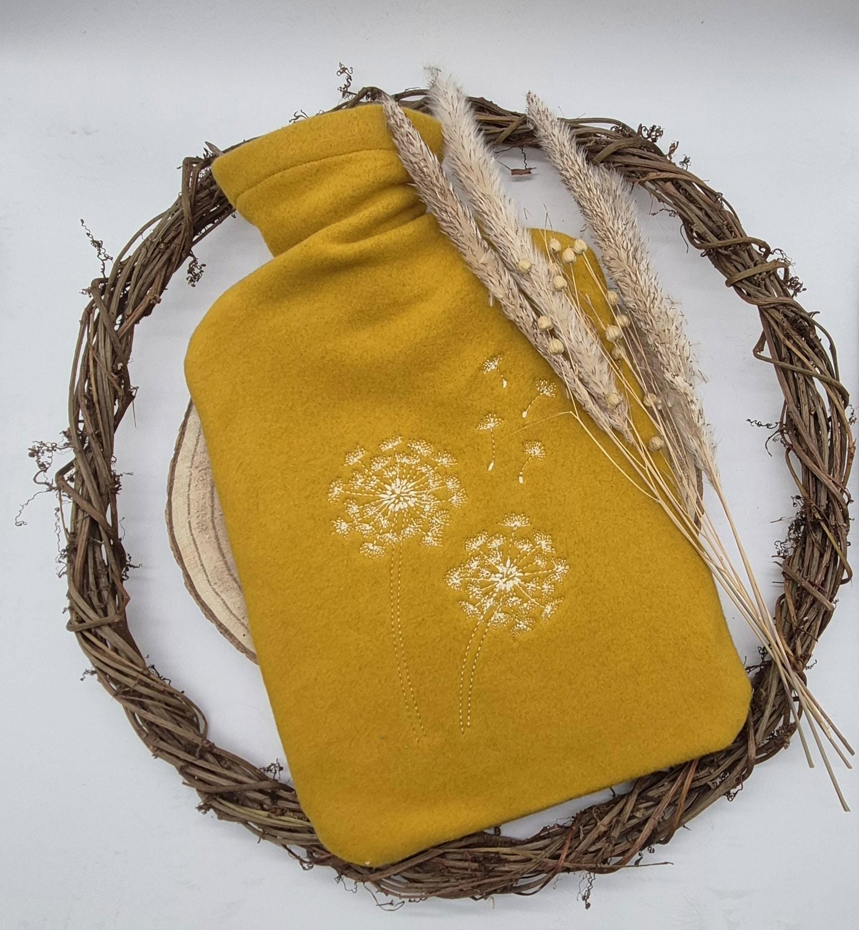 Wärmflaschenbezug Pusteblume Azs Baumwollfleece von Etsy - Upgiti