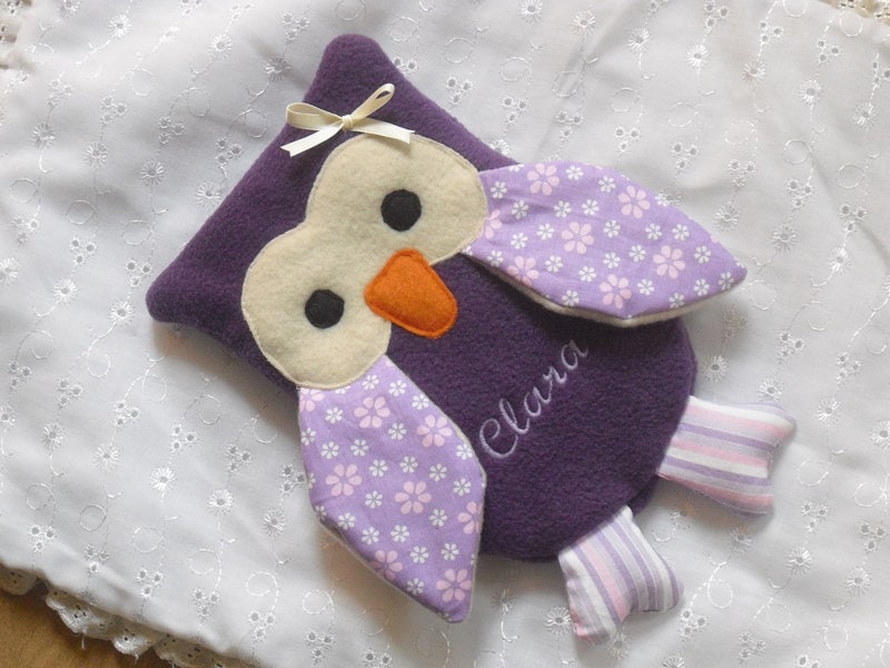 Wärmekissen - Eule Mit Wunschname Wärmekissen - Eule Mit Wunschname von Etsy - UrdesGeschenke