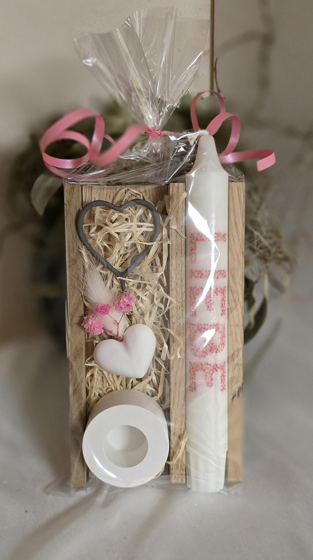 Valentinstag, Jahrestag, Hochzeitstag, Herz, Wunderkerze, Zuneigung, Muttertag von Etsy - UschskreativshopDE