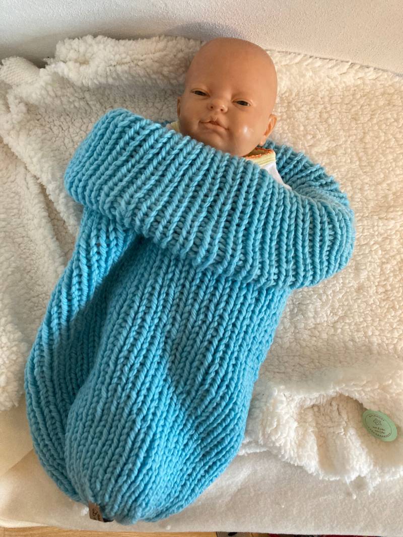 Grobstrick - Pucksack Baby Grobstrick - Pucksack Baby von Etsy - UteSchnuteKasimir