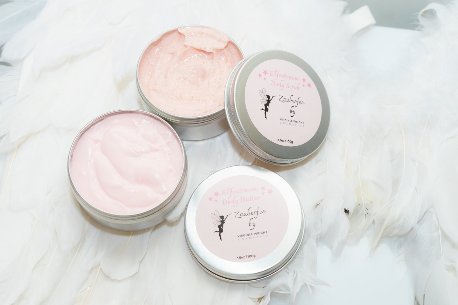 Set Elfentraum Bodybutter & Peeling Erdbeere/Vanille von Etsy - VWrightCosmetics
