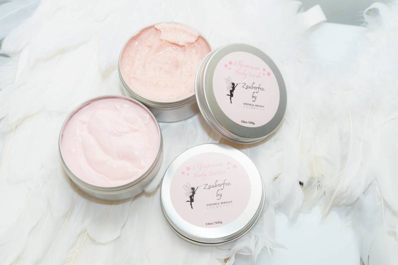 Set Elfentraum Bodybutter & Peeling Erdbeere/Vanille von Etsy - VWrightCosmetics
