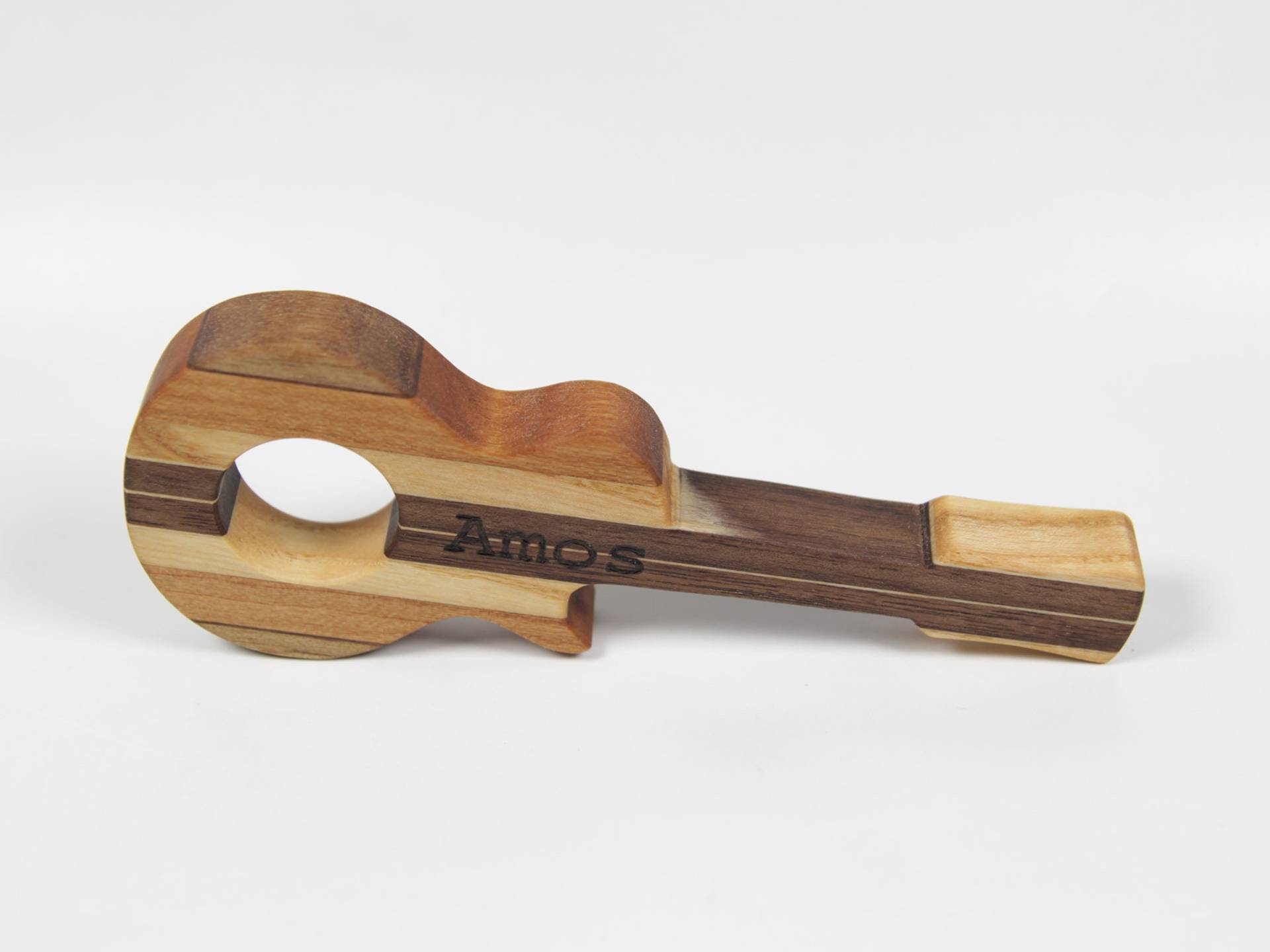 Gitarre Beißring Deluxe, Hölzerne Beißring, Holz Zahnring, Babyspielzeug, Holzspielzeug, Greifling, Zahner, Baby Beißer, Babyparty von Etsy - VanAlphenStudio