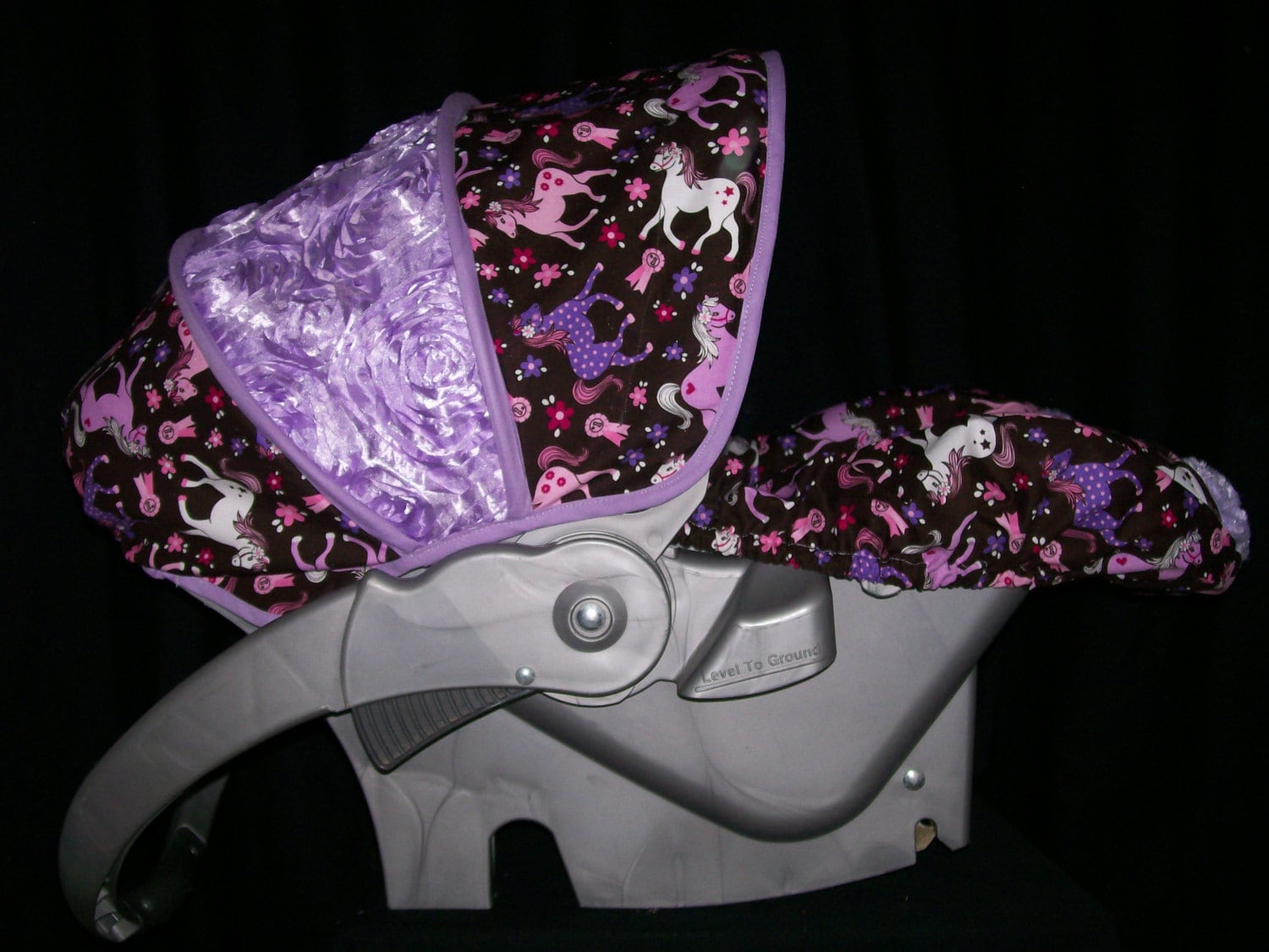 Süsses Pony Mit Rosette Baby Auto Sitzaufbedeckung von Etsy - VariegatedThread