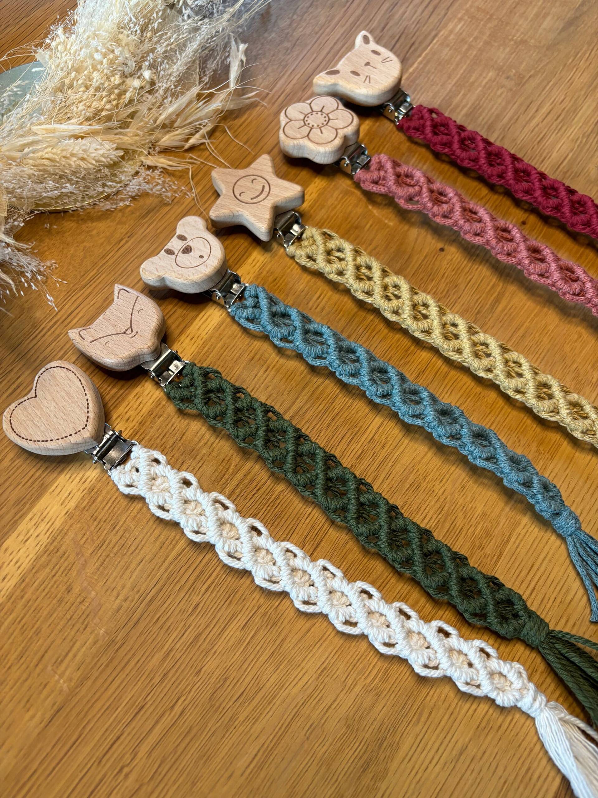 Schnullerkette Makramee Boho Schnullerkette Makramee Boho von Etsy - VerliebtinMakramee