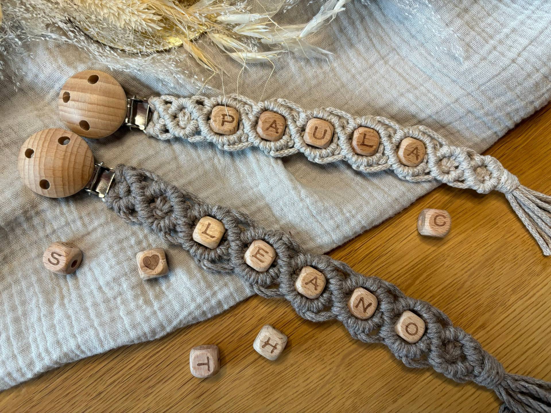 Schnullerkette Makramee Mit Namen Schnullerkette Makramee Mit Namen von Etsy - VerliebtinMakramee