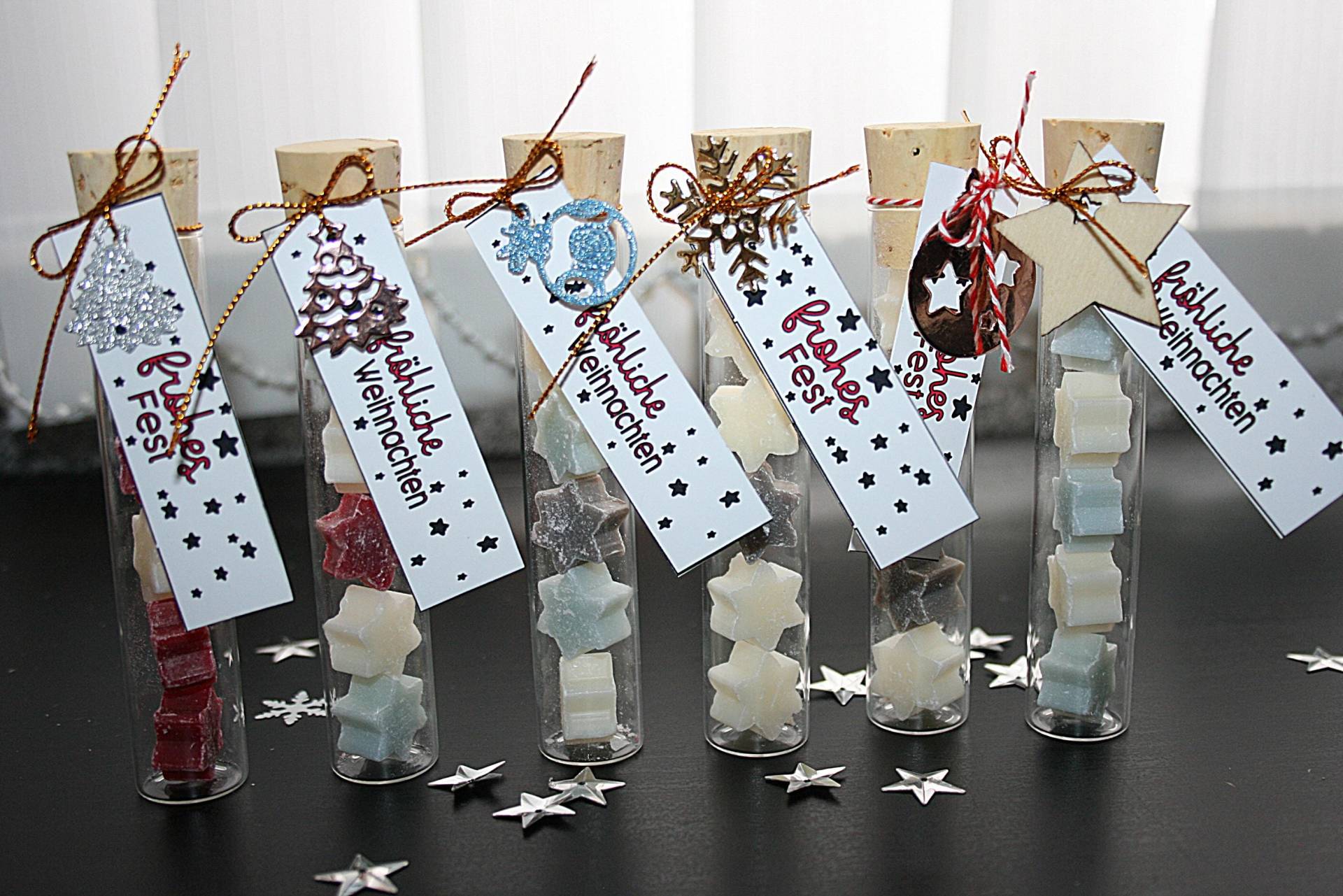 Seifensterne Im Reagenzglas, Wichtelgeschenk, Nikolaus, Weihnachten, Adventskalender, Freunde, Seife, Sterne, Geschenk, Schafsmilch Seifensterne Im Reagenzglas, Wichtelgeschenk, Nikolaus, Weihnachten, Adventskalender, Freunde, Seife, Sterne, Geschenk, Schafsmilch von Etsy - VerpackungsART