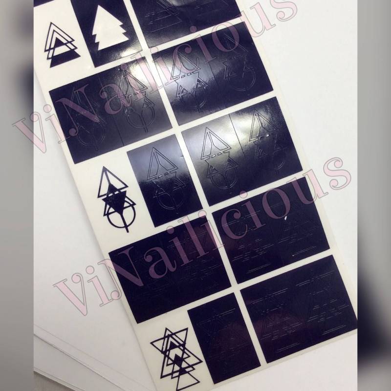 Bds Collab #hwngeo Nagelschablonen von Etsy - ViNailicious