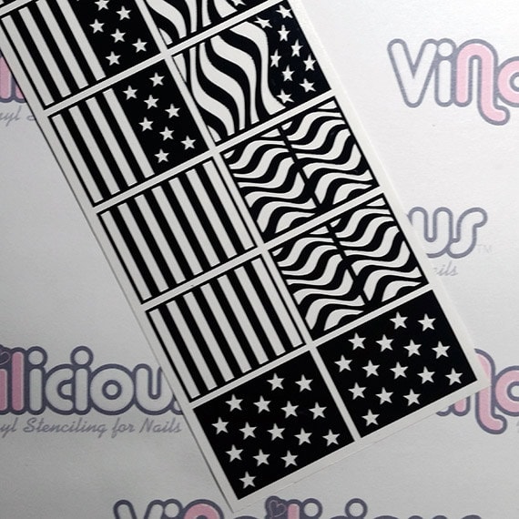 Blatt Nagel Schablonen Blatt Nagel Schablonen von Etsy - ViNailicious