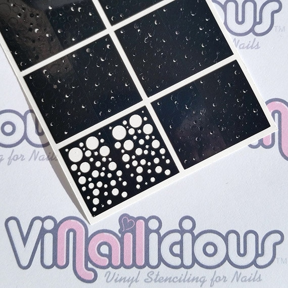 Bubbles Nagelschablonen Bubbles Nagelschablonen von Etsy - ViNailicious