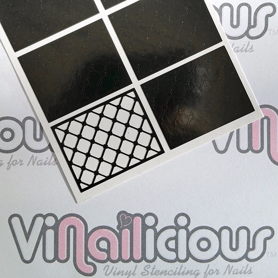 Fischnetz Nagel Schablonen Fischnetz Nagel Schablonen von Etsy - ViNailicious