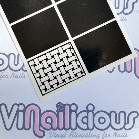 Geflochtene Nagel Schablonen Geflochtene Nagel Schablonen von Etsy - ViNailicious