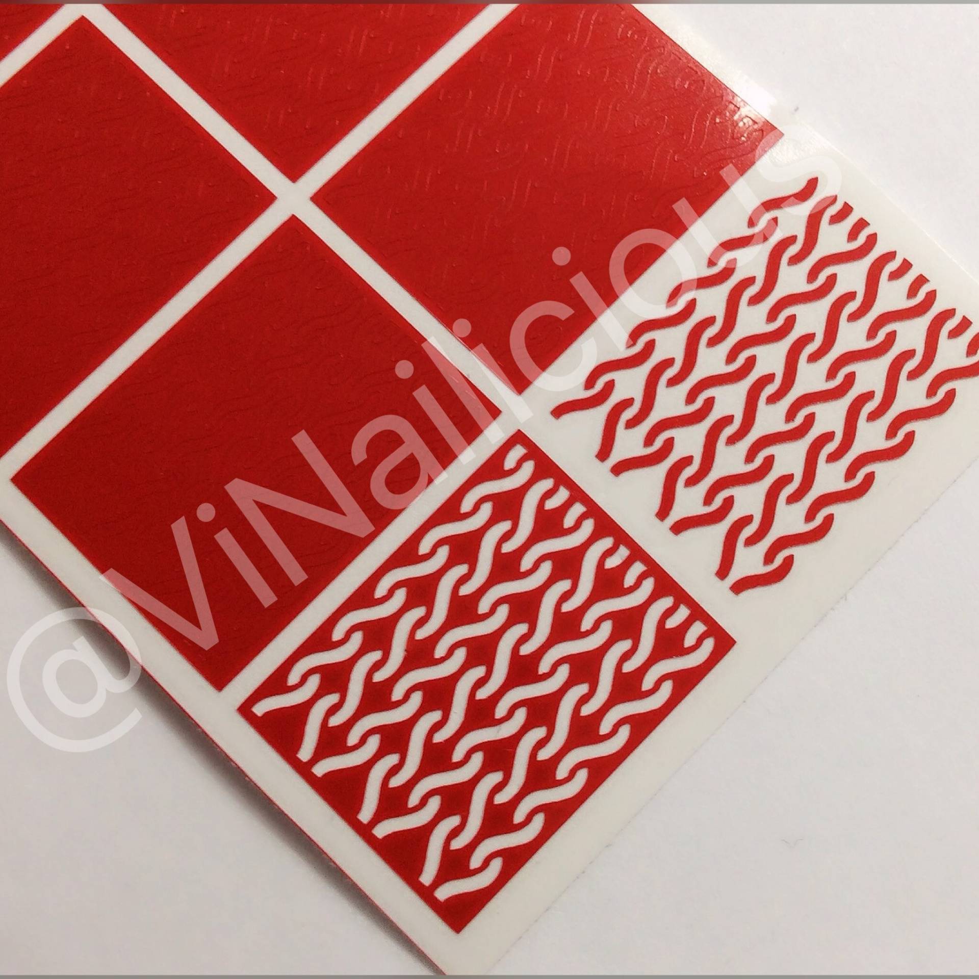 Geflochtene Nagel Schablonen Geflochtene Nagel Schablonen von Etsy - ViNailicious