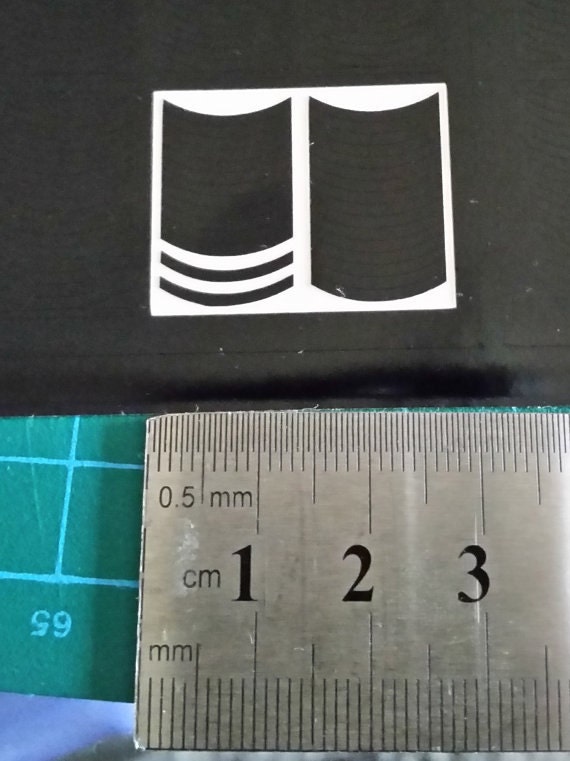 Halbmonde Nagel Schablonen Halbmonde Nagel Schablonen von Etsy - ViNailicious