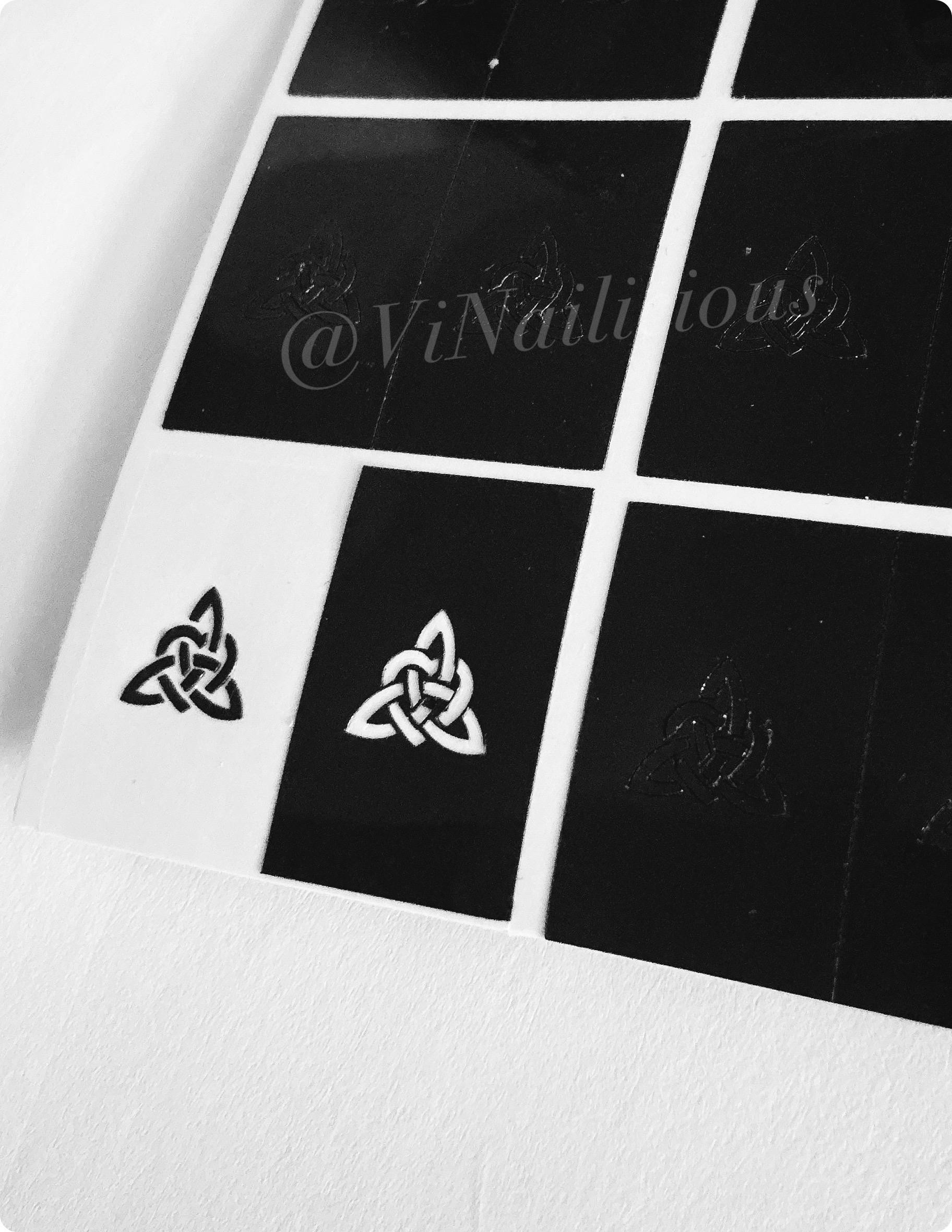 Knoten Nagel Schablonen Knoten Nagel Schablonen von Etsy - ViNailicious