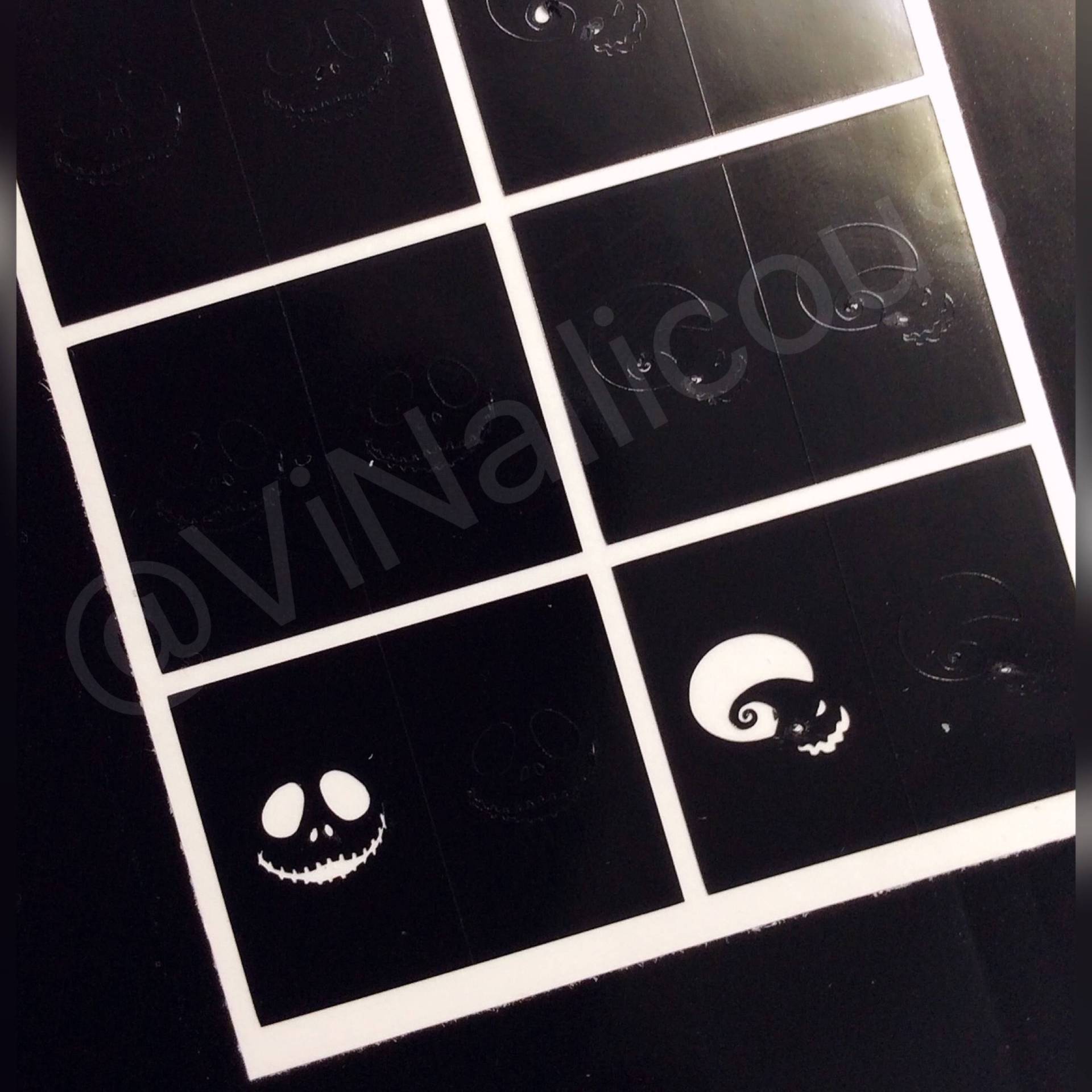 Nightmare Variety Nagel Schablonen Nightmare Variety Nagel Schablonen von Etsy - ViNailicious