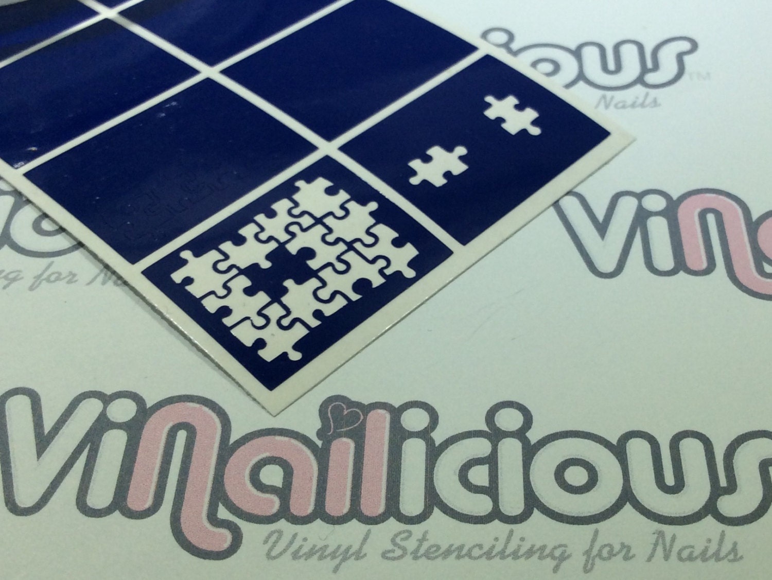 Puzzleteile Nagelschablonen Puzzleteile Nagelschablonen von Etsy - ViNailicious