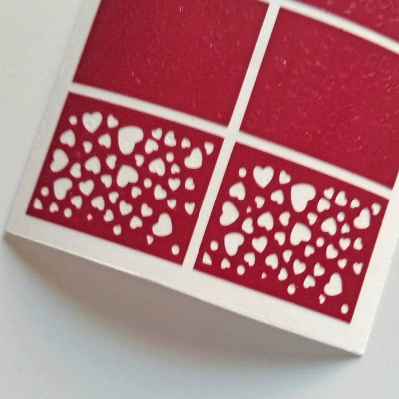 Scattered Hearts Nagelschablonen von Etsy - ViNailicious