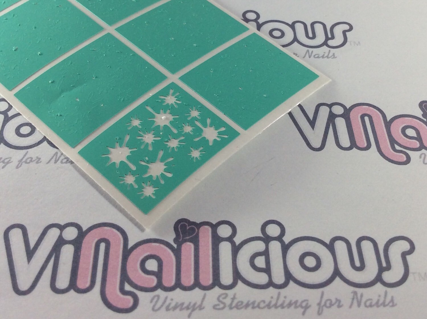 Splatter Nagel Schablonen Splatter Nagel Schablonen von Etsy - ViNailicious