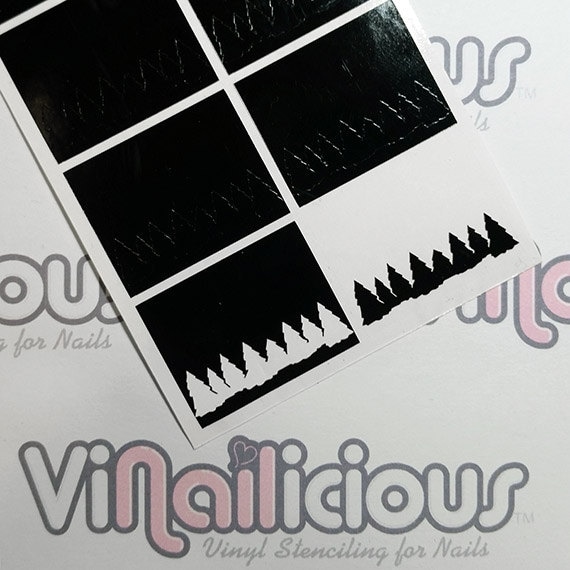 Wald Nagel Schablonen Wald Nagel Schablonen von Etsy - ViNailicious