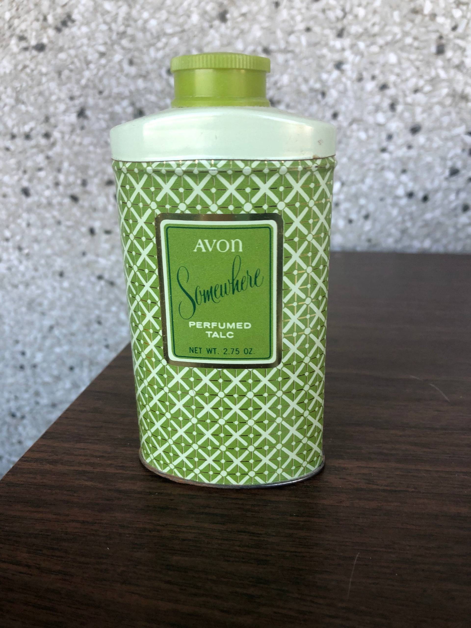 Vintage Avon Irgendwo Talc von Etsy - VickysVintageVenue