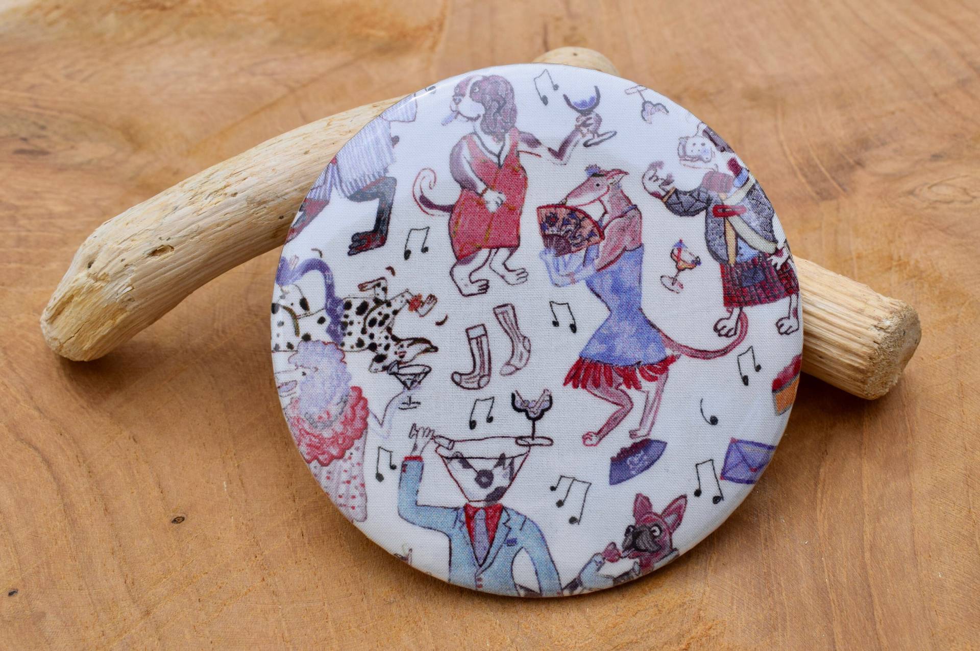 Liberty Dapper Dogs Spiegel von Etsy - VictoireetPaul