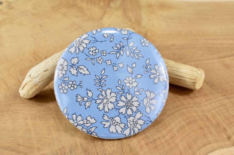 Spiegel in Blau - Und Grüntönen Von Liberty Capel von Etsy - VictoireetPaul