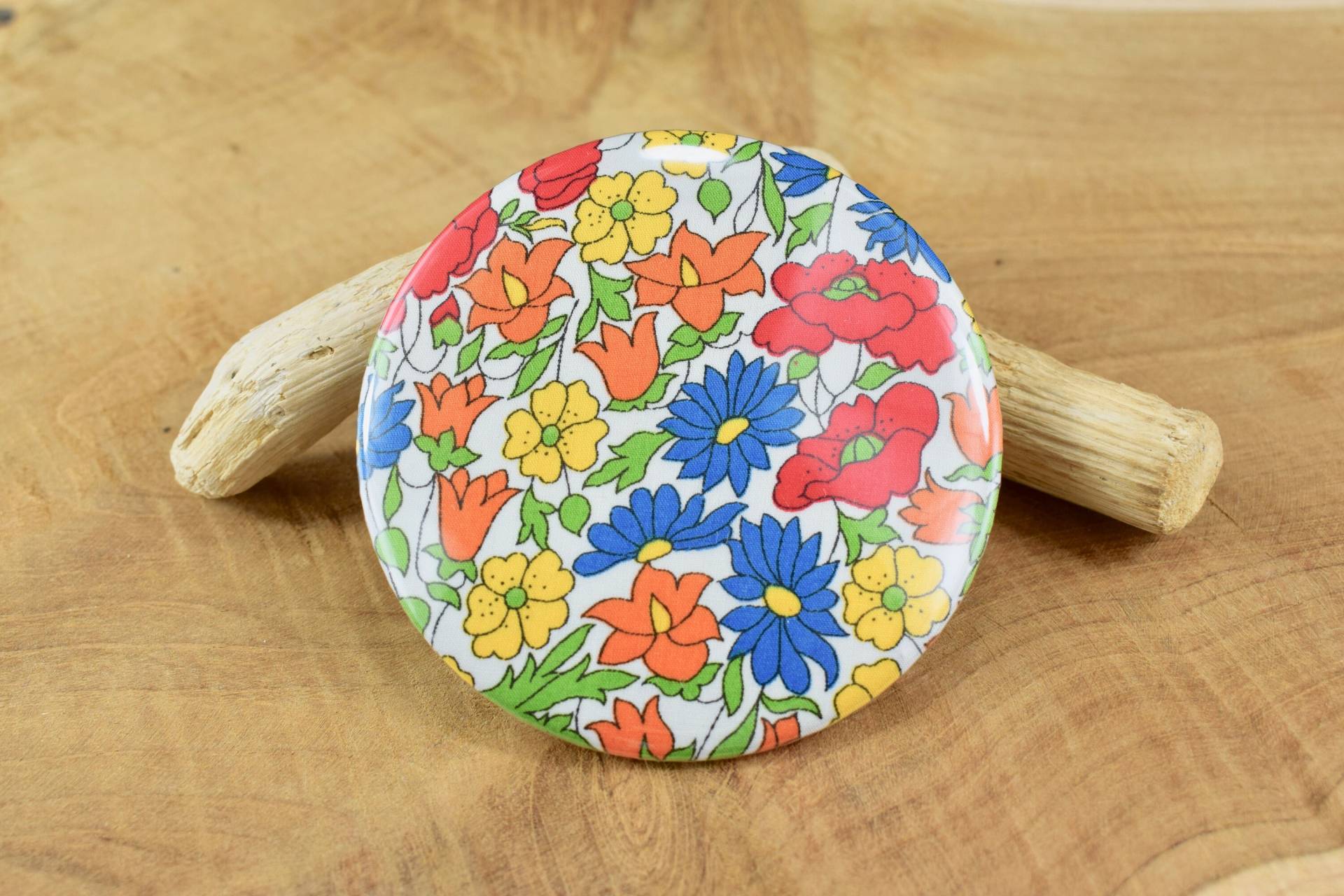 Spiegel in Den Warmen Tönen Liberty Poppy Und Daisy von Etsy - VictoireetPaul