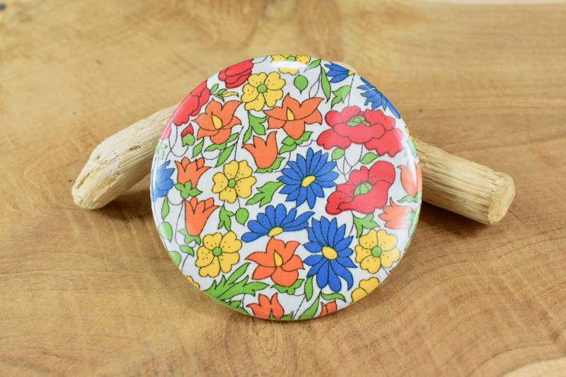 Spiegel in Den Warmen Tönen Liberty Poppy Und Daisy von Etsy - VictoireetPaul
